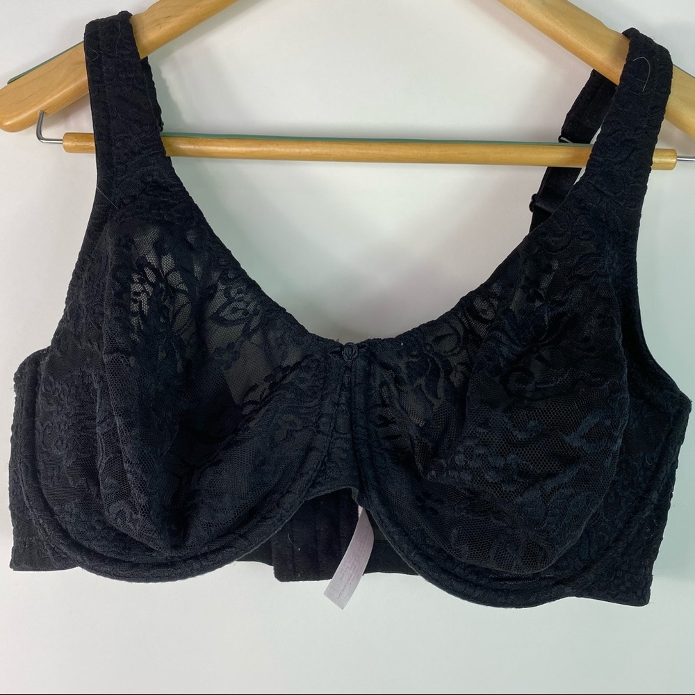 Cacique Underwire Bra Black Size 40DDD